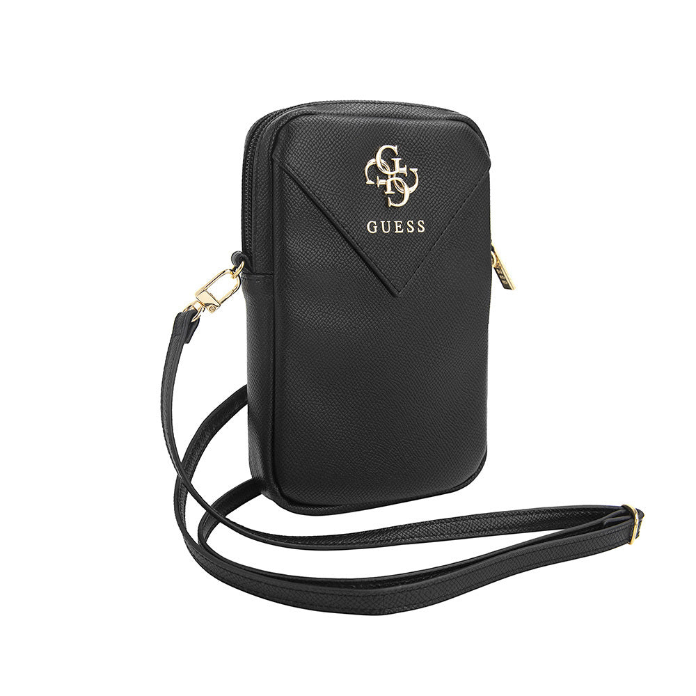 Guess Orjinal Lisanslı 4G Metal Logolu Fermuarlı PU Deri Çapraz Askılı Vücut Çantası Guess Orjinal Lisanslı 4G Metal Logolu Fermuarlı PU Deri Çapraz Askılı Vücut Çantası